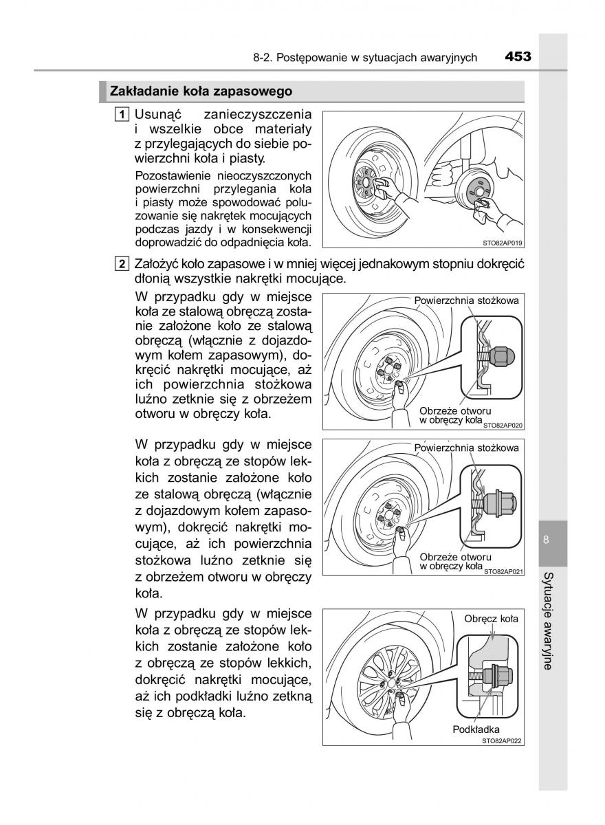 Toyota Yaris III 3 owners manual instrukcja obslugi / page 453