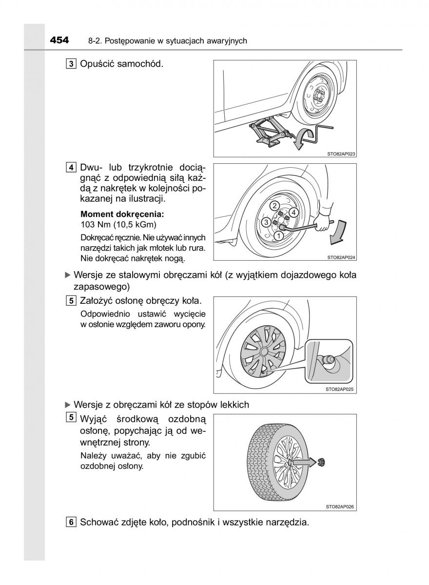 Toyota Yaris III 3 owners manual instrukcja obslugi / page 454