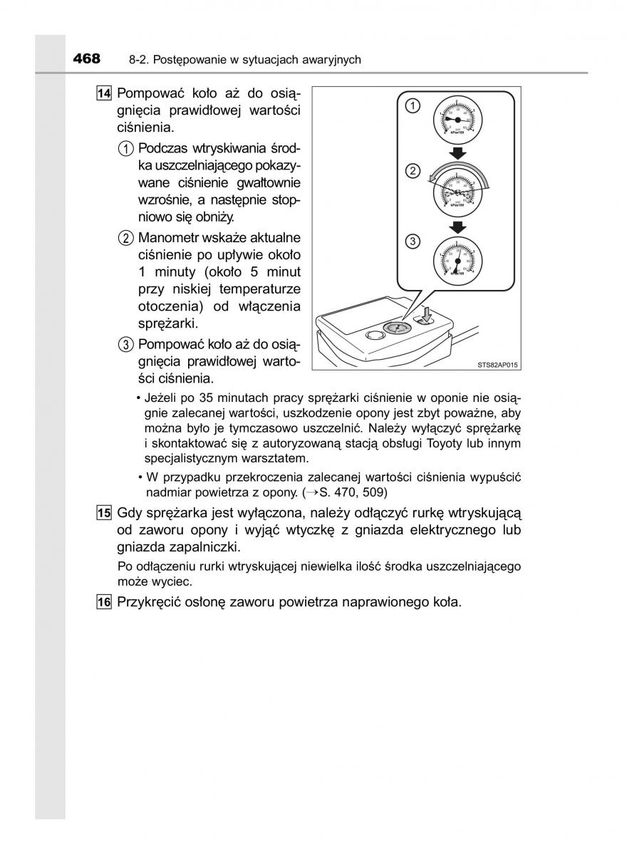 Toyota Yaris III 3 owners manual instrukcja obslugi / page 468