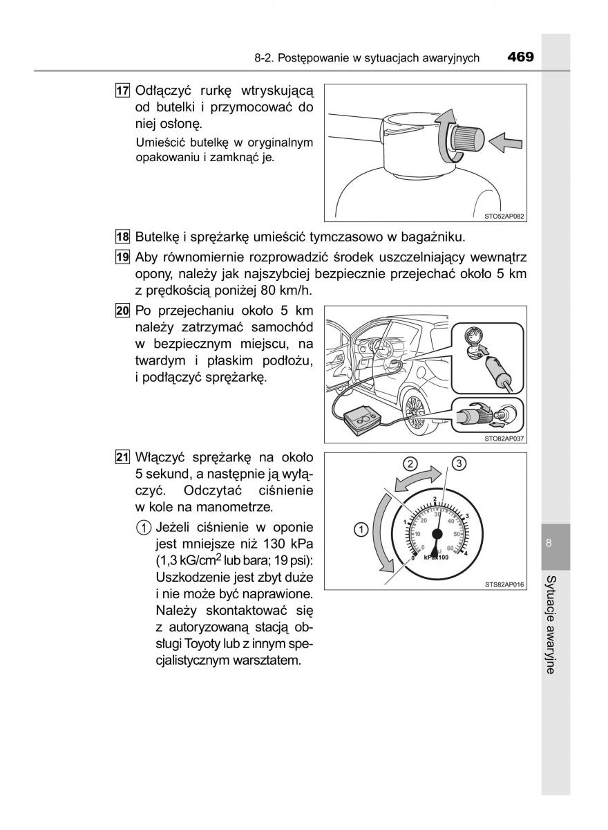 Toyota Yaris III 3 owners manual instrukcja obslugi / page 469