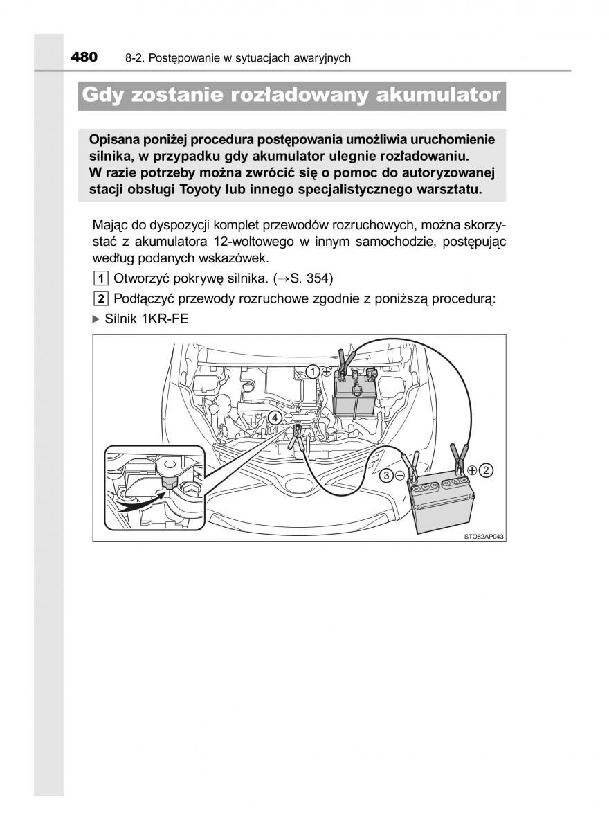 Toyota Yaris III 3 owners manual instrukcja obslugi / page 480