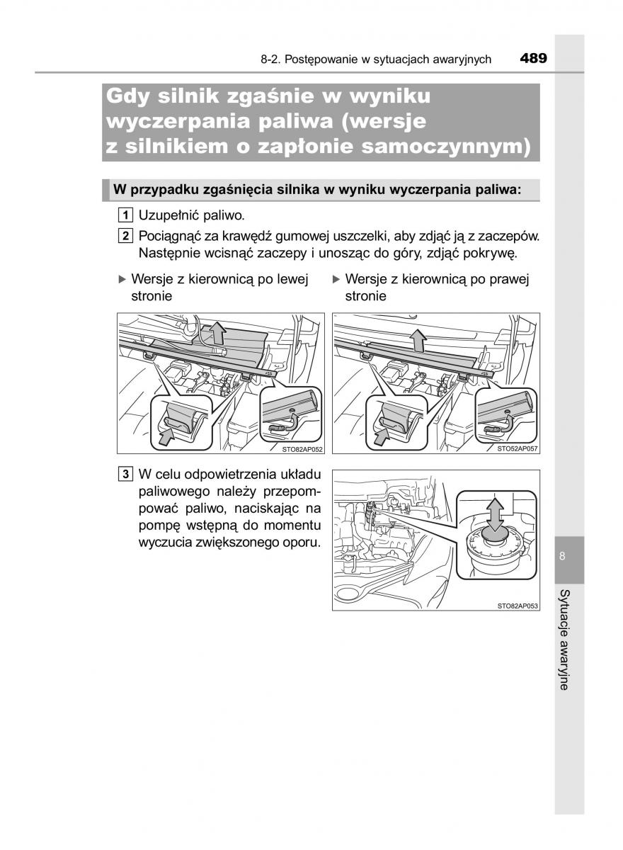 Toyota Yaris III 3 owners manual instrukcja obslugi / page 489