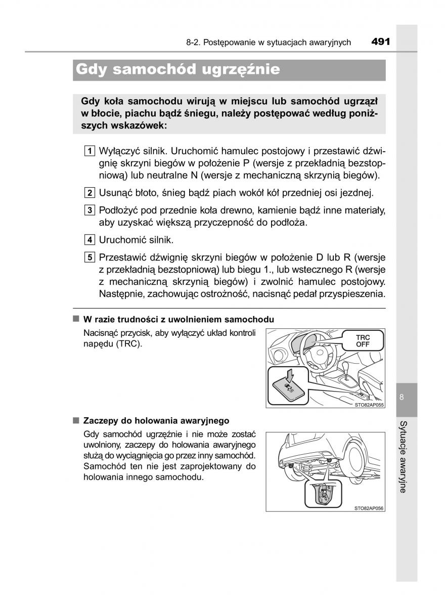 Toyota Yaris III 3 owners manual instrukcja obslugi / page 491