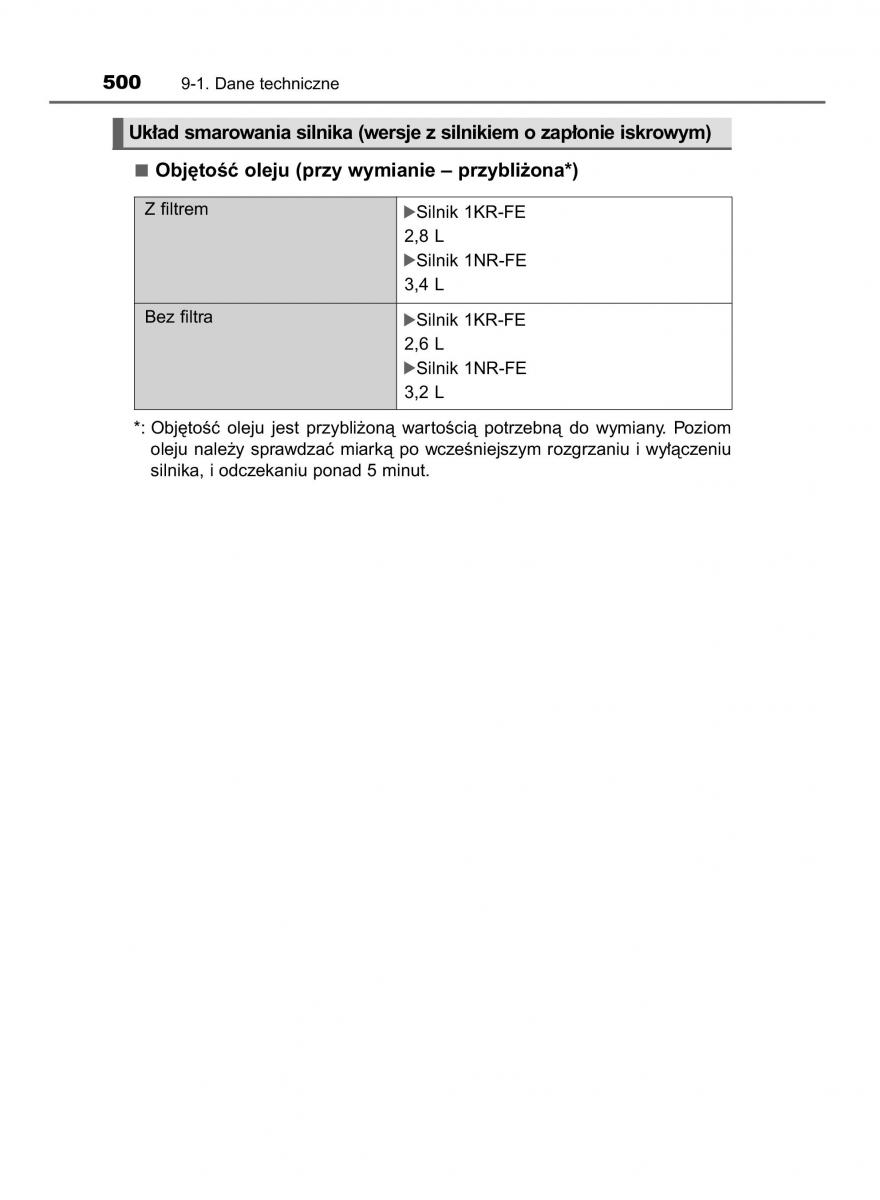 Toyota Yaris III 3 owners manual instrukcja obslugi / page 500