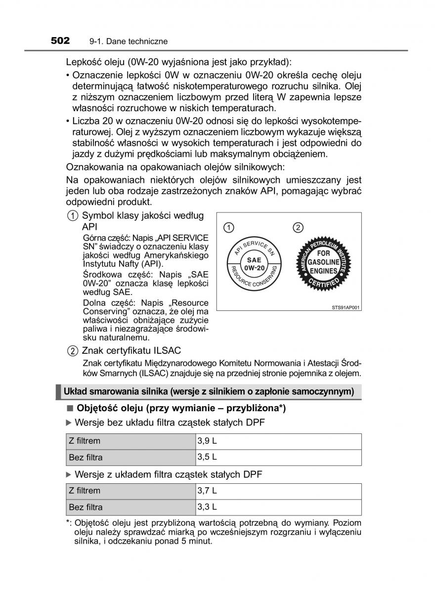 Toyota Yaris III 3 owners manual instrukcja obslugi / page 502