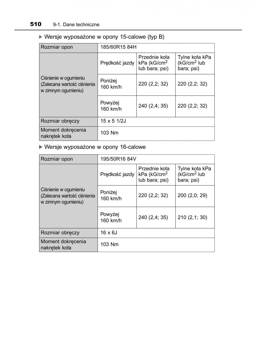 Toyota Yaris III 3 owners manual instrukcja obslugi / page 510