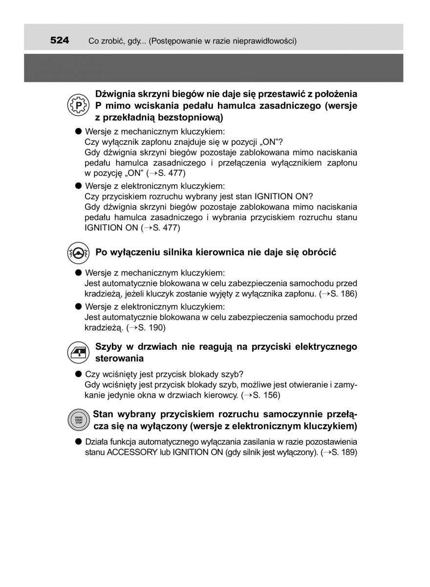 Toyota Yaris III 3 owners manual instrukcja obslugi / page 524