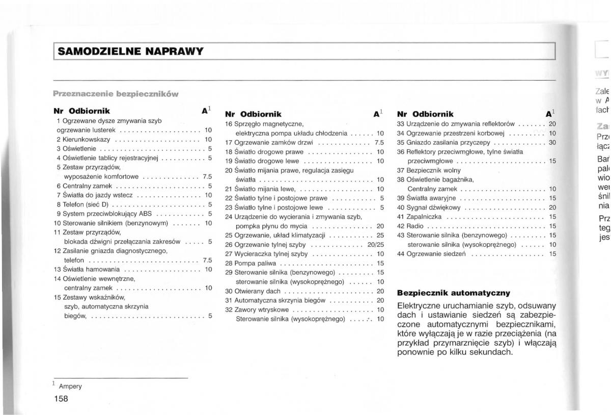 Audi A3 I 1 instrukcja obslugi / page 57