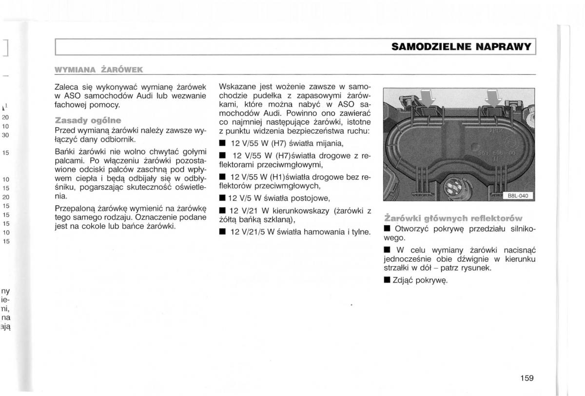 Audi A3 I 1 instrukcja obslugi / page 58