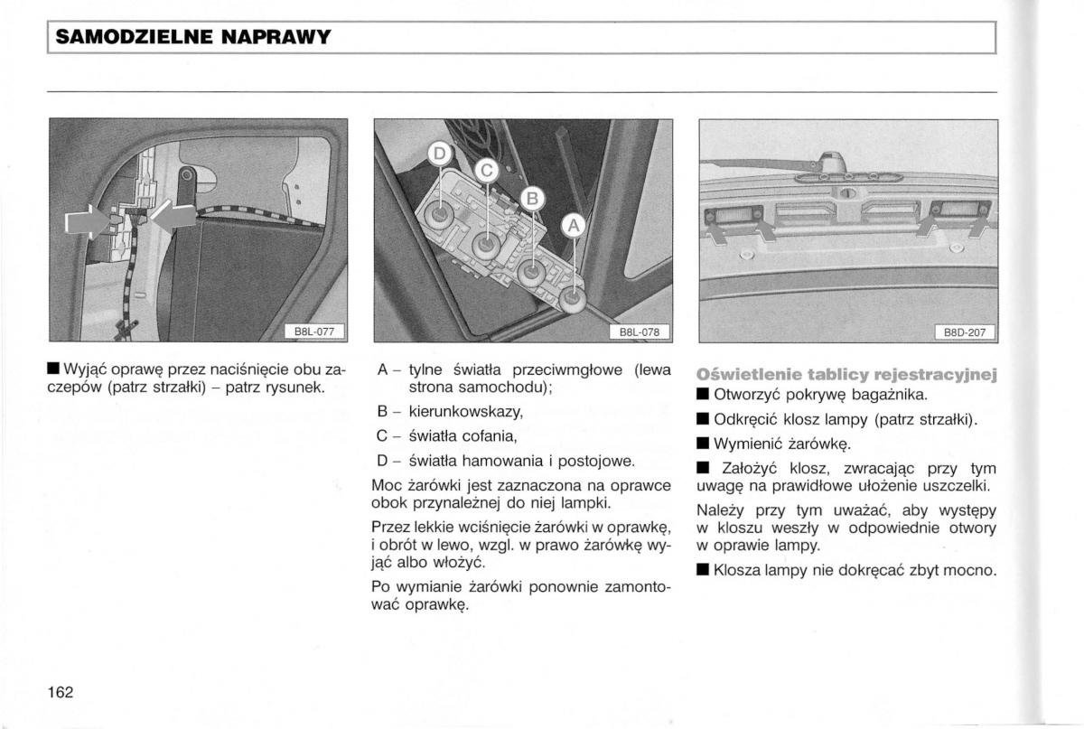 Audi A3 I 1 instrukcja obslugi / page 61