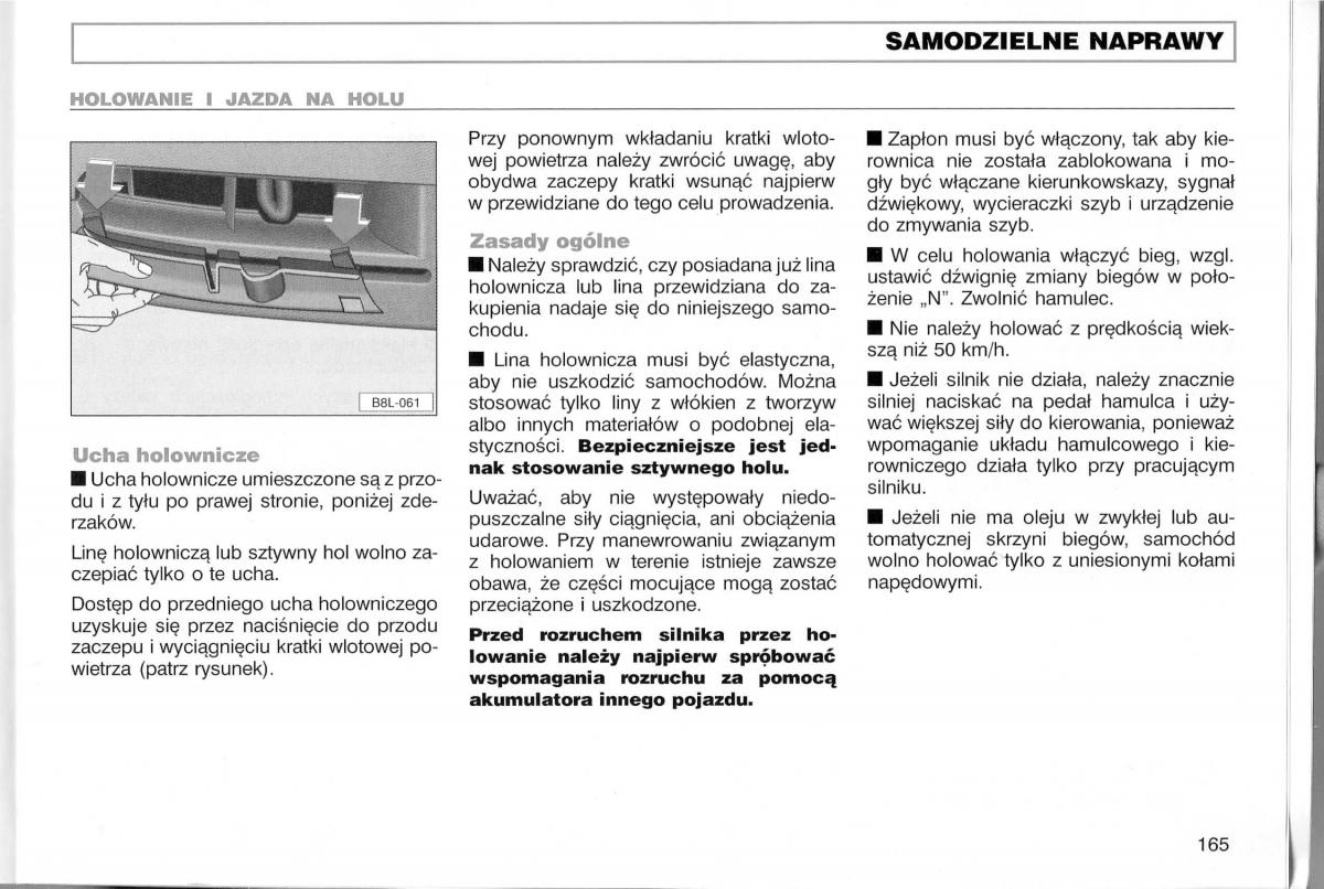 Audi A3 I 1 instrukcja obslugi / page 64