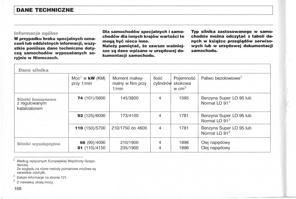 Audi A3 I 1 instrukcja obslugi / page 67