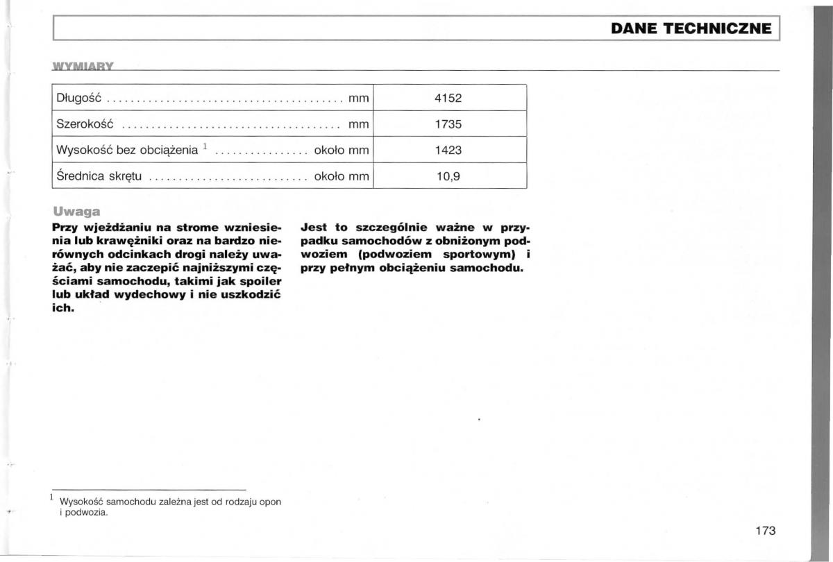 Audi A3 I 1 instrukcja obslugi / page 72