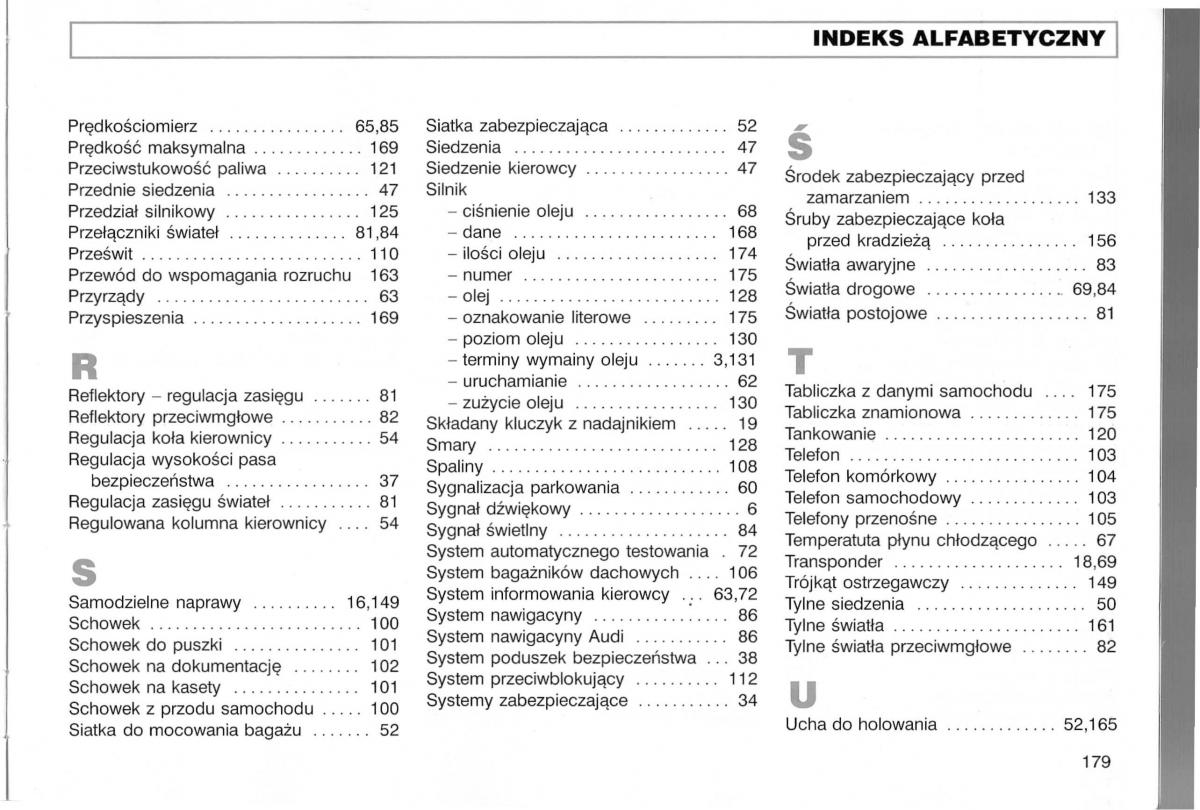 Audi A3 I 1 instrukcja obslugi / page 78