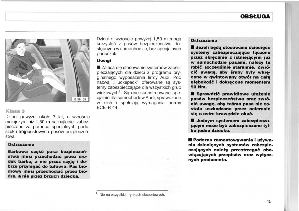 Audi A3 I 1 instrukcja obslugi / page 92