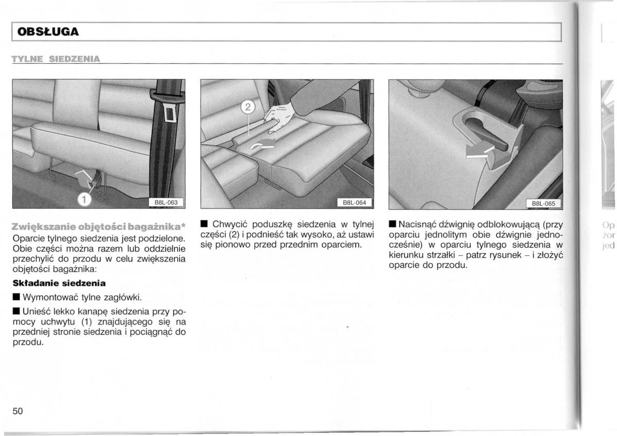 Audi A3 I 1 instrukcja obslugi / page 97