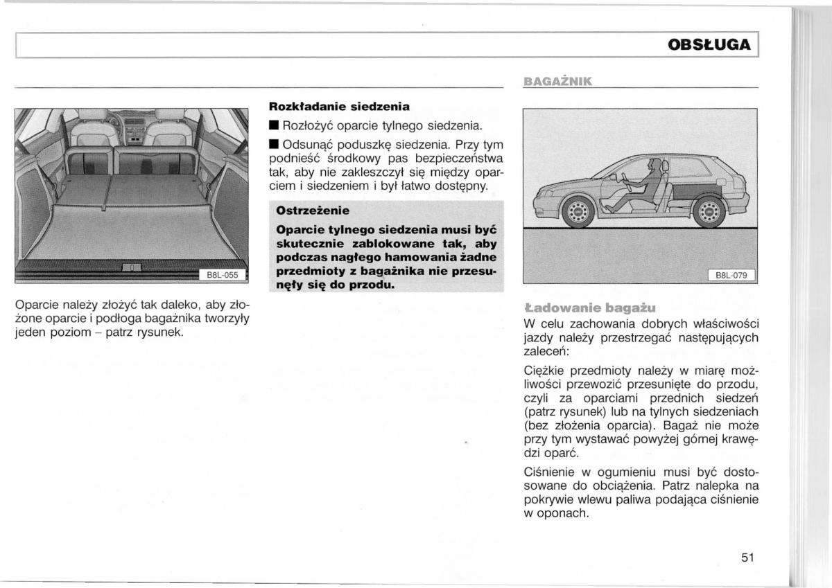 Audi A3 I 1 instrukcja obslugi / page 98