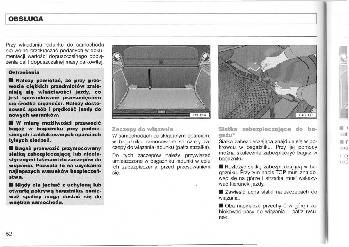 Audi A3 I 1 instrukcja obslugi / page 99