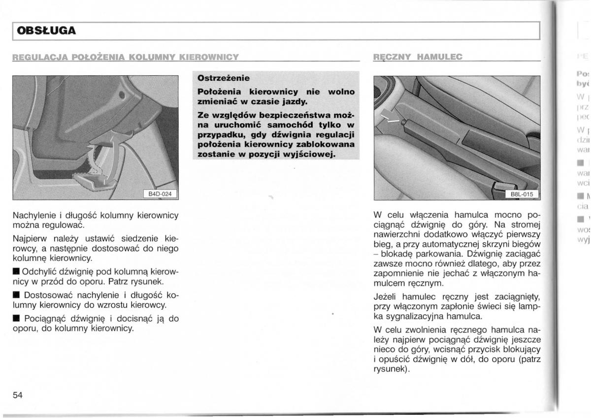 Audi A3 I 1 instrukcja obslugi / page 101