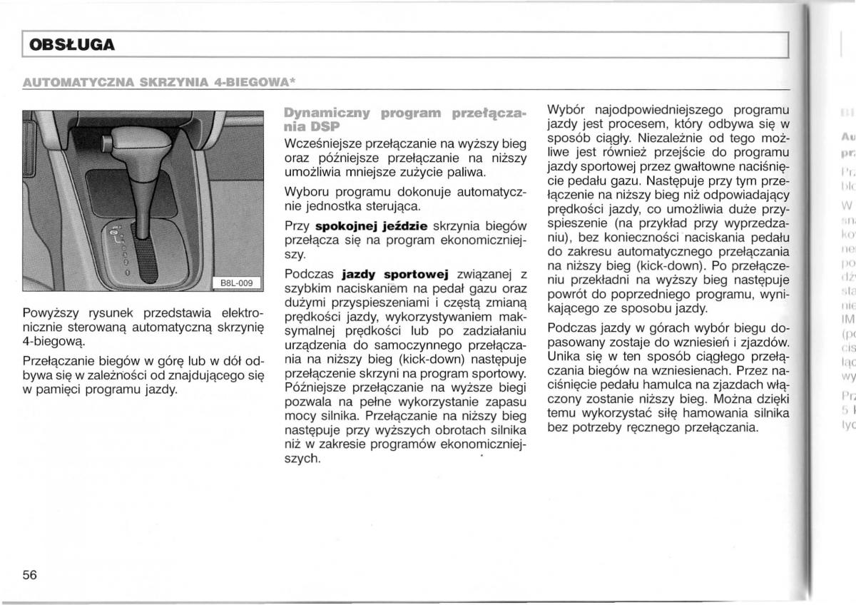 Audi A3 I 1 instrukcja obslugi / page 103