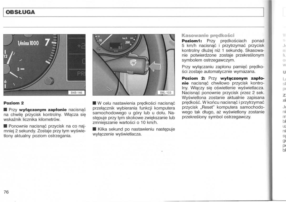 Audi A3 I 1 instrukcja obslugi / page 123