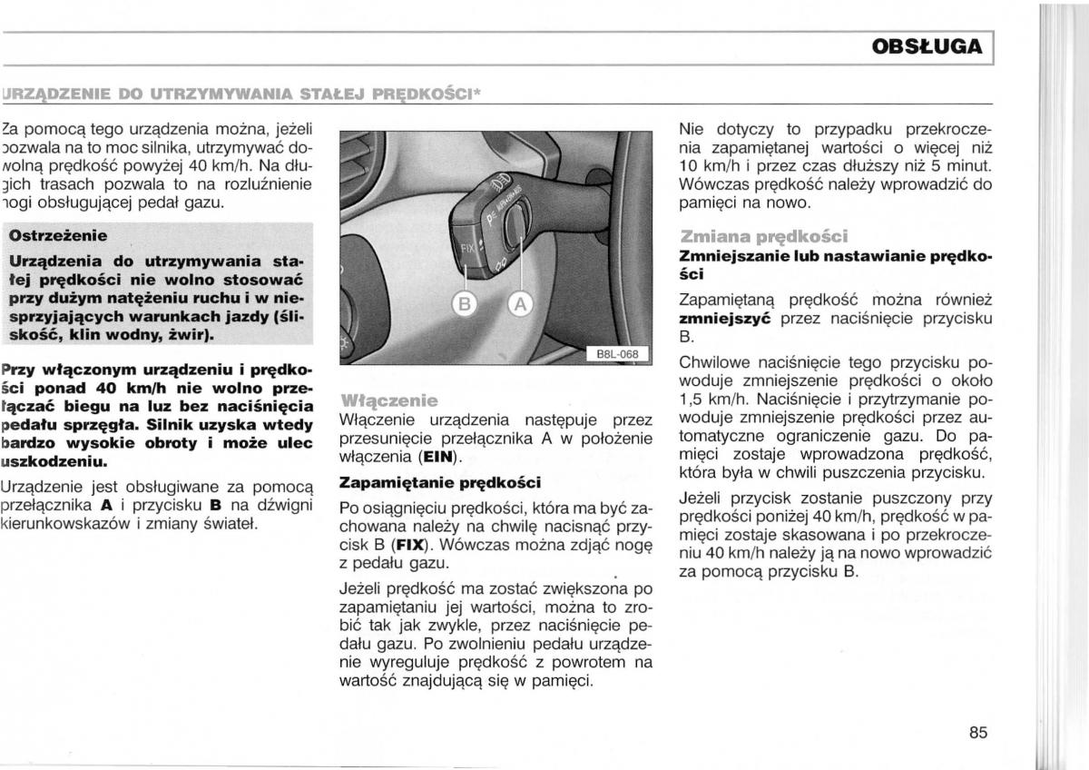 Audi A3 I 1 instrukcja obslugi / page 132