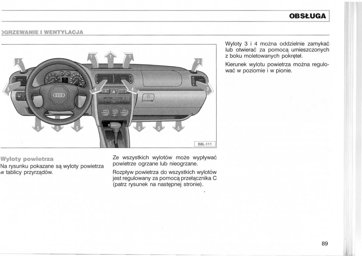 Audi A3 I 1 instrukcja obslugi / page 136