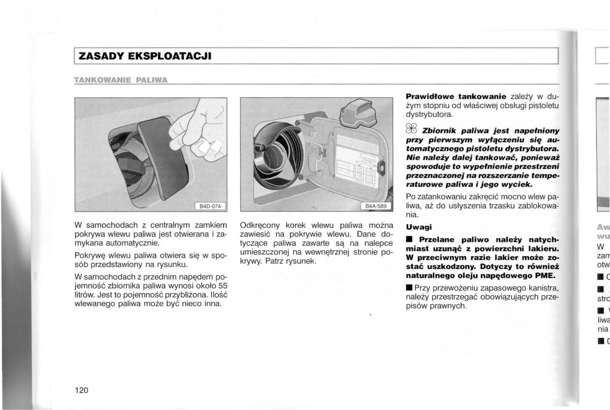 Audi A3 I 1 instrukcja obslugi / page 167