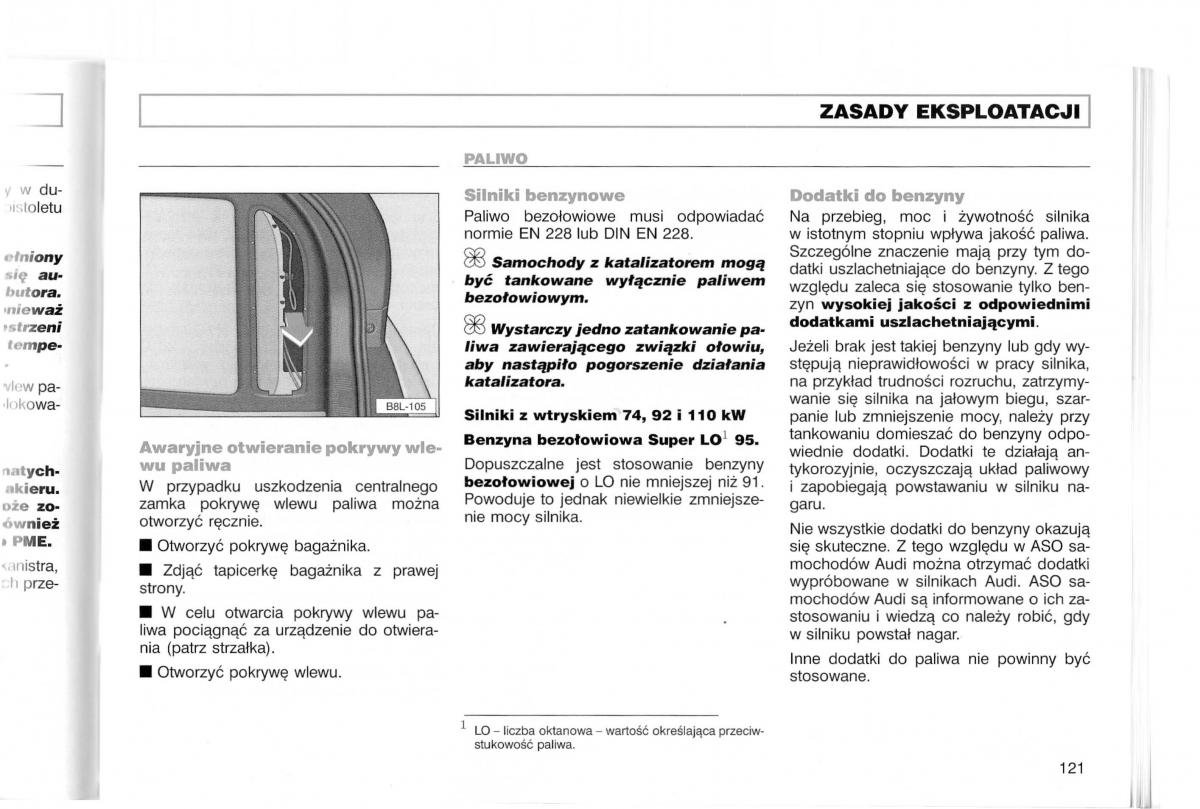 Audi A3 I 1 instrukcja obslugi / page 168