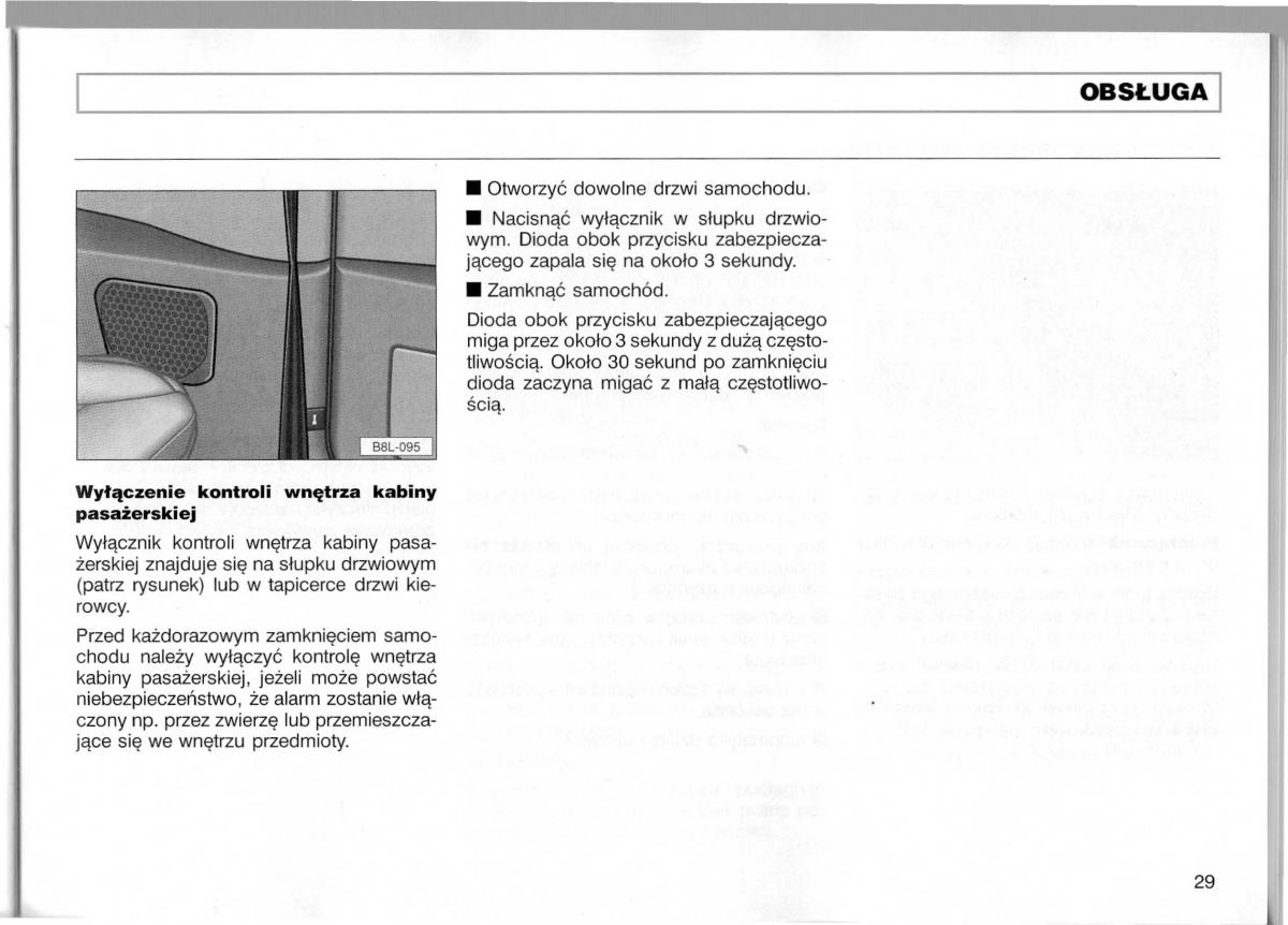 Audi A3 I 1 instrukcja obslugi / page 30