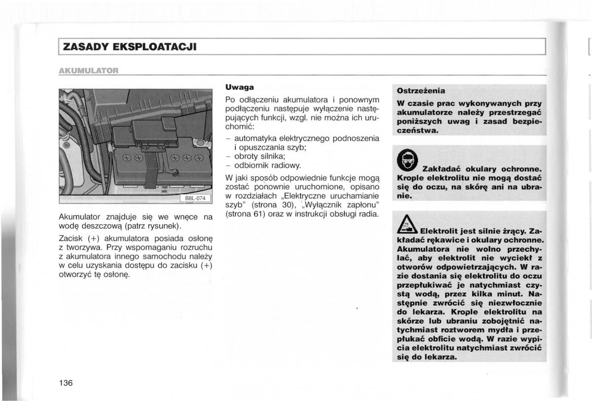 Audi A3 I 1 instrukcja obslugi / page 35