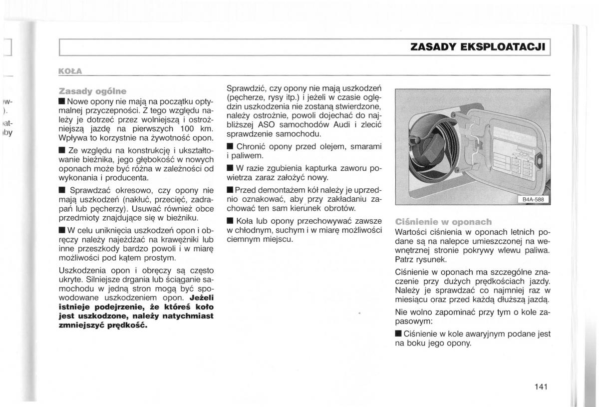 Audi A3 I 1 instrukcja obslugi / page 40