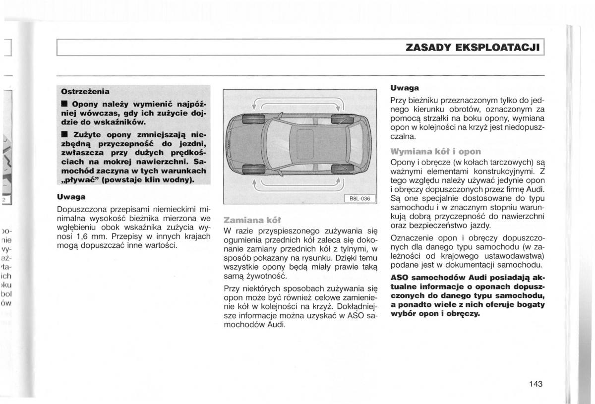 Audi A3 I 1 instrukcja obslugi / page 42