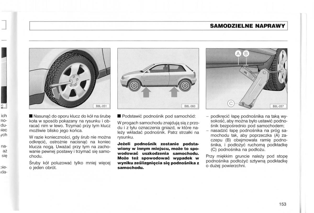 Audi A3 I 1 instrukcja obslugi / page 52