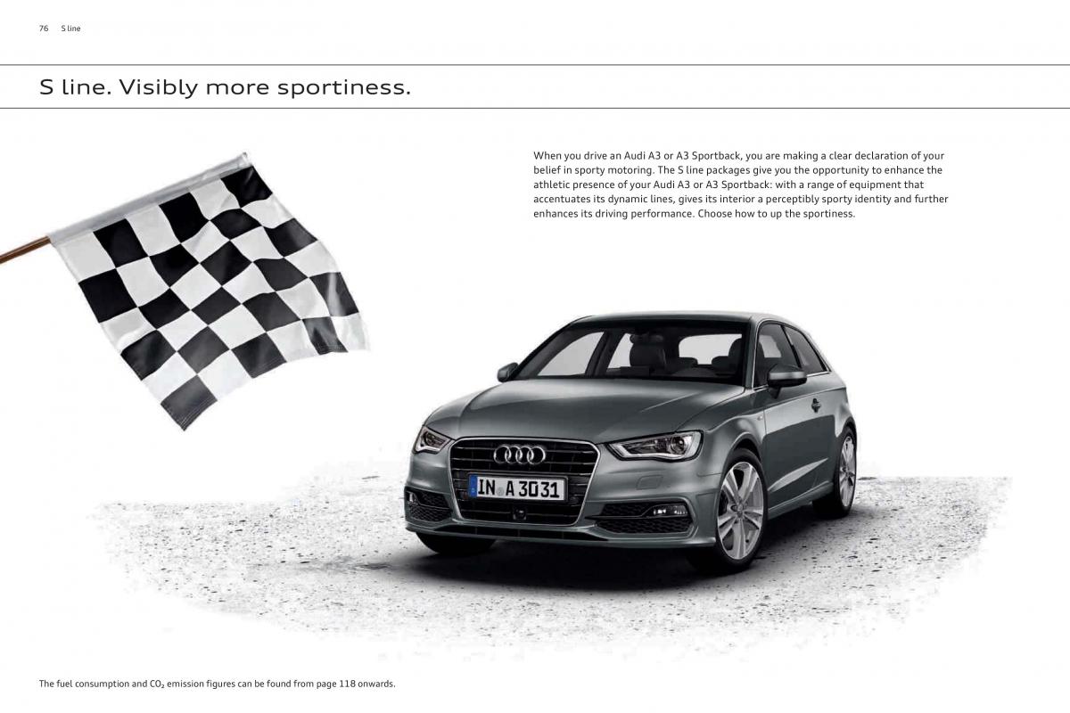 Audi A3 III 3 Sportback instrukcja obslugi / page 76