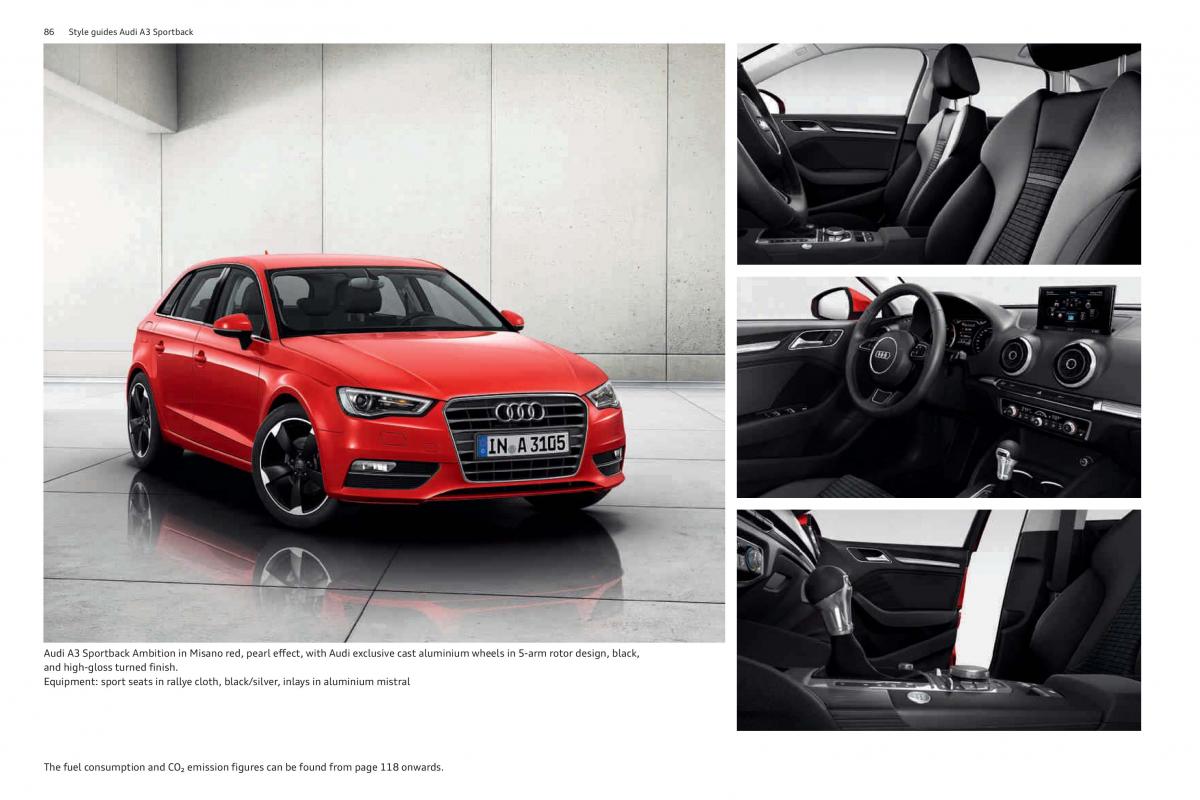 Audi A3 III 3 Sportback instrukcja obslugi / page 86