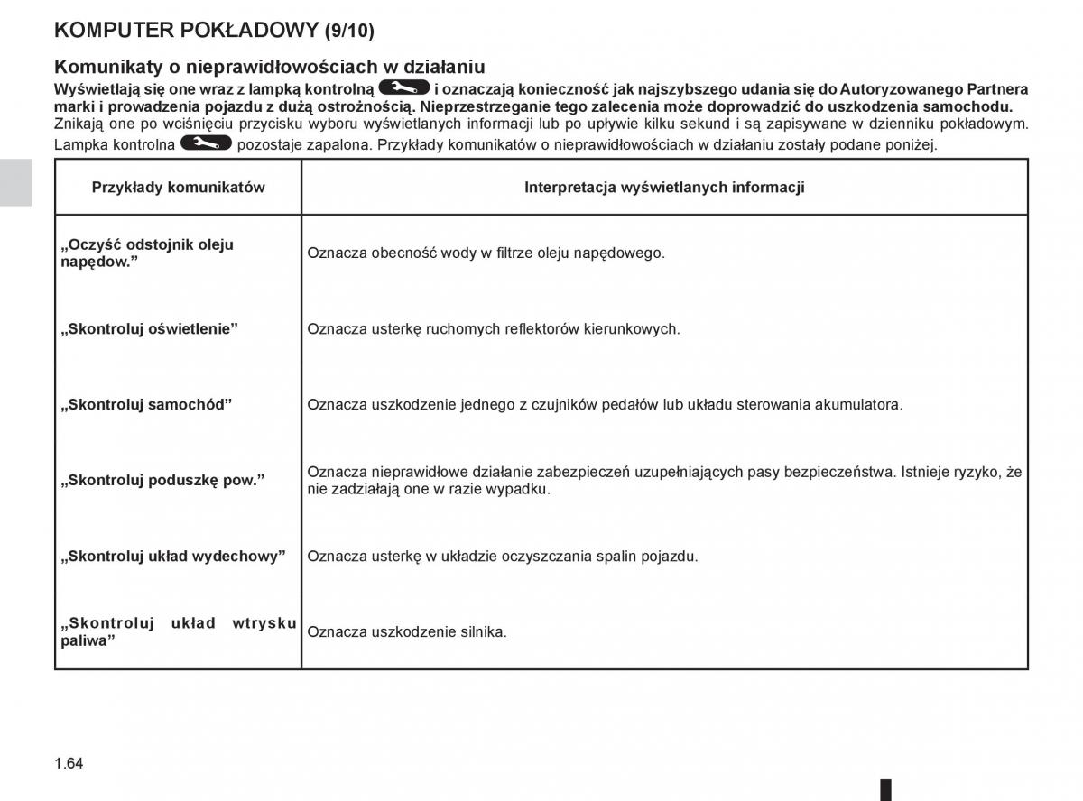 instrukcja obslugi  Renault Megane III 3 manual / page 70