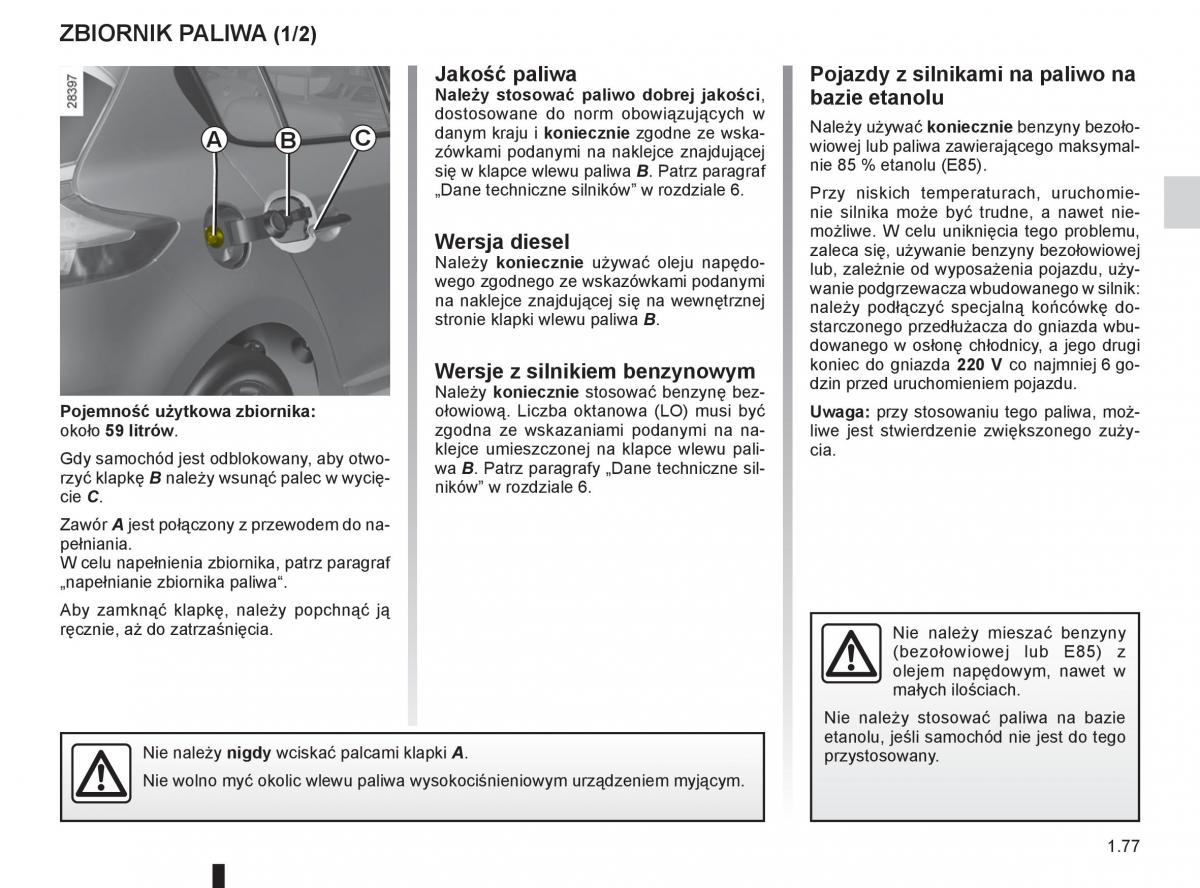 instrukcja obslugi  Renault Megane III 3 manual / page 83