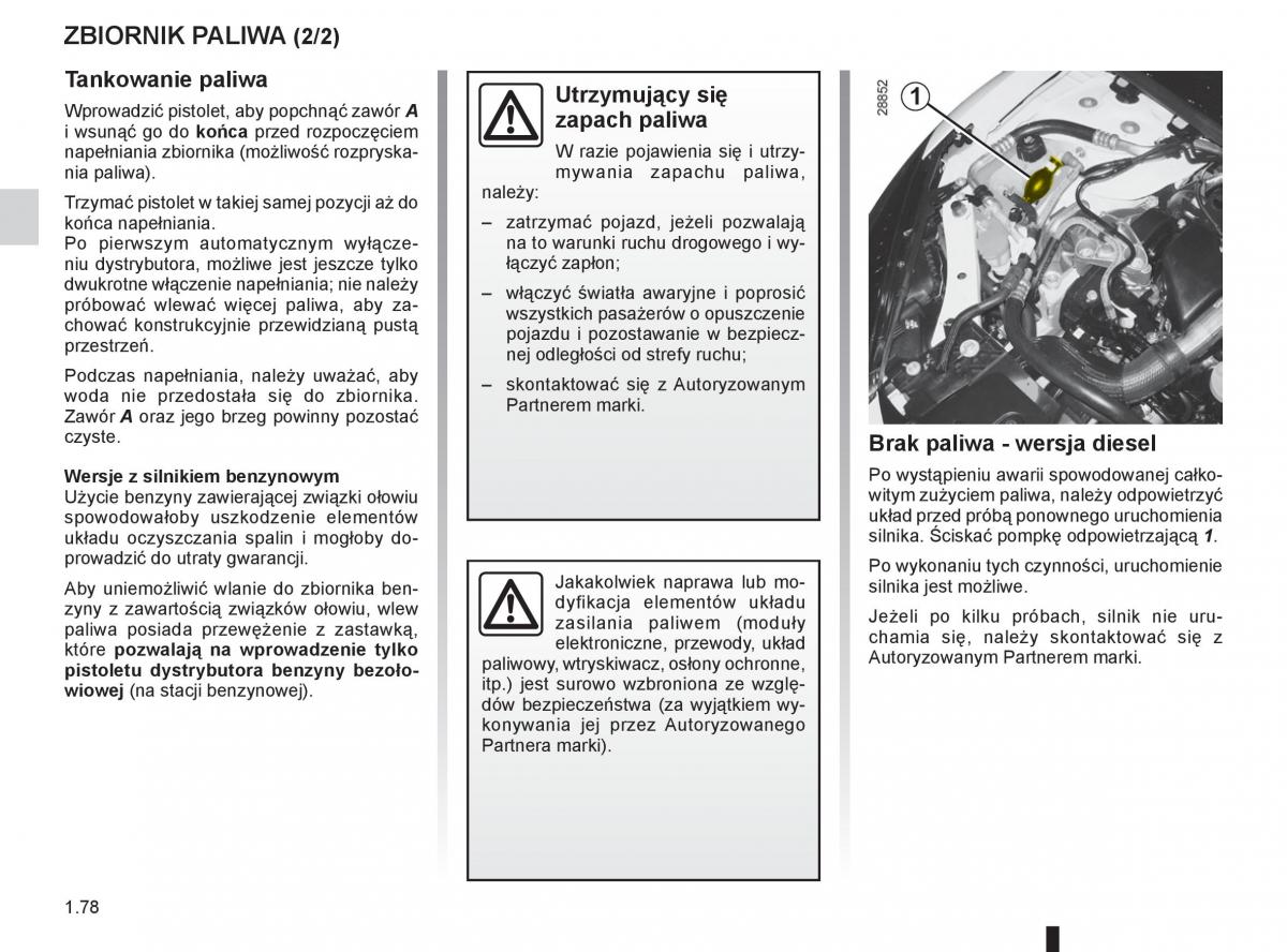 instrukcja obslugi  Renault Megane III 3 manual / page 84