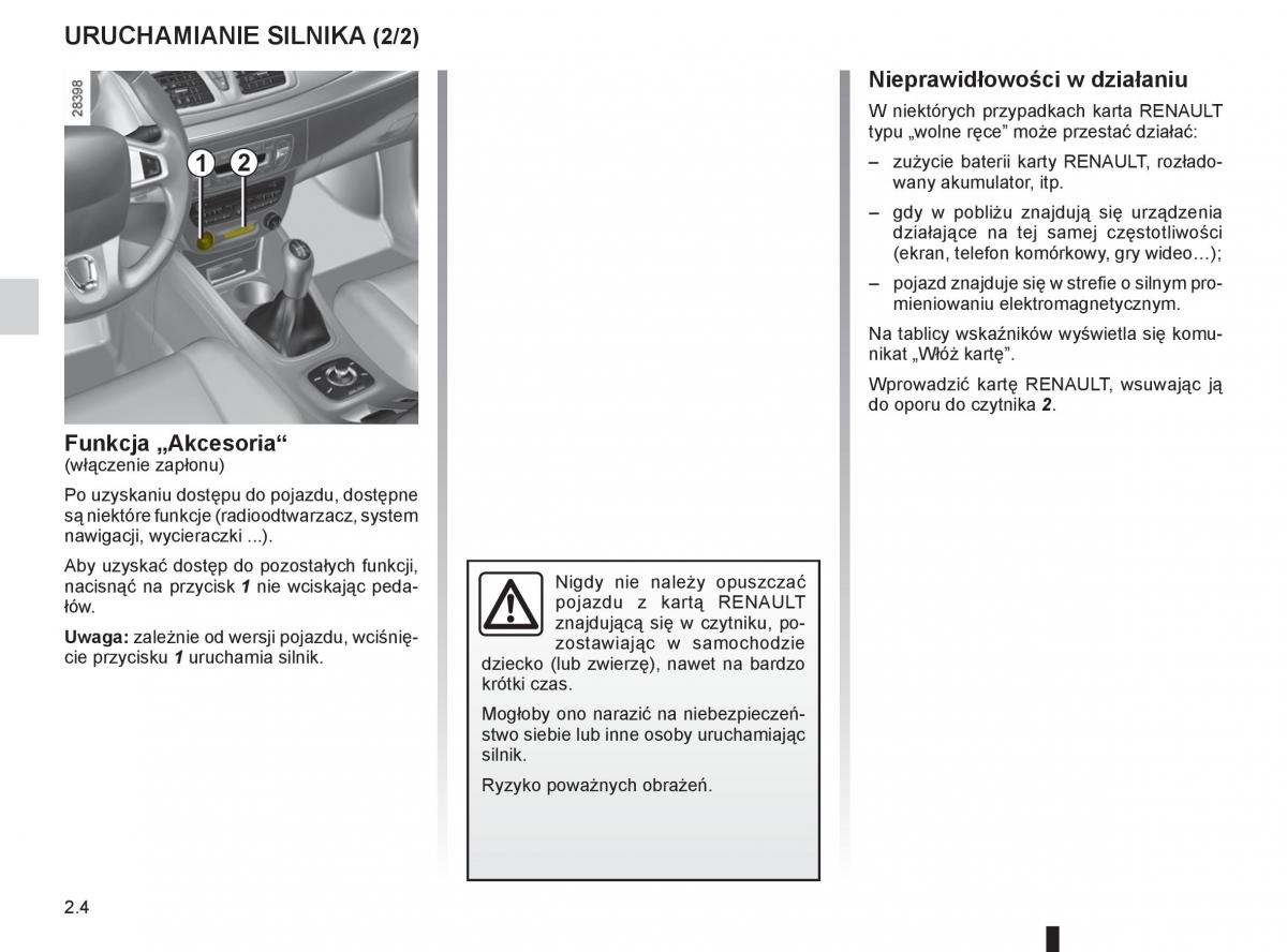 instrukcja obslugi  Renault Megane III 3 manual / page 88