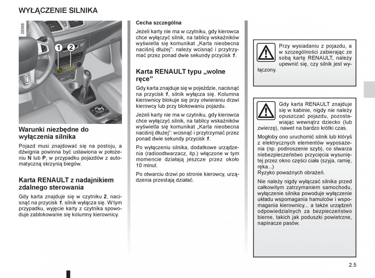 instrukcja obslugi  Renault Megane III 3 manual / page 89