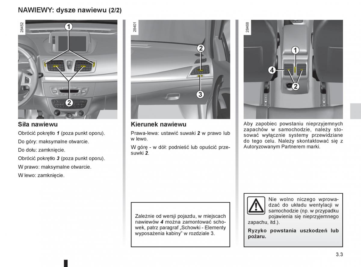 instrukcja obslugi  Renault Megane III 3 manual / page 123