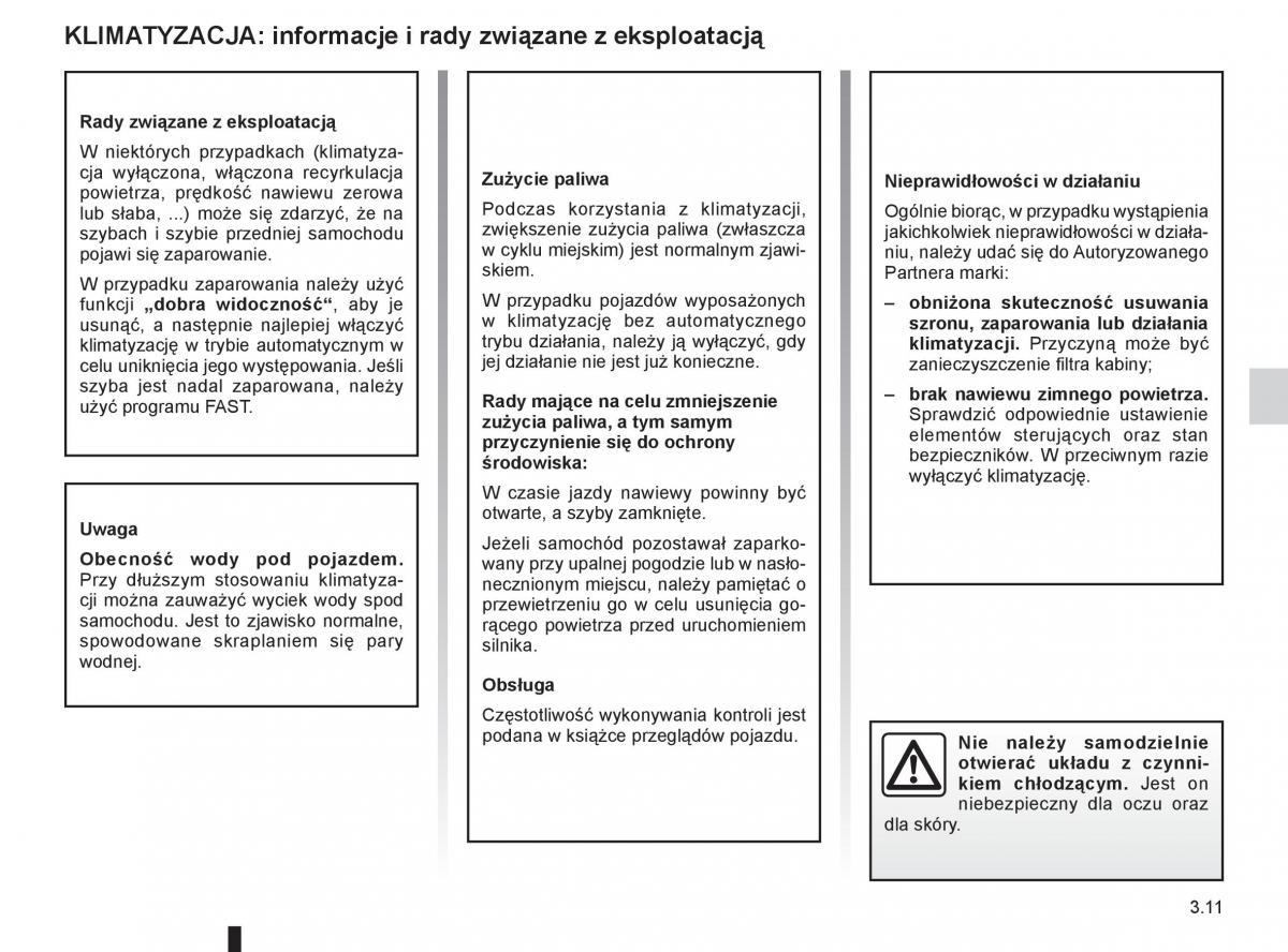 instrukcja obslugi  Renault Megane III 3 manual / page 131