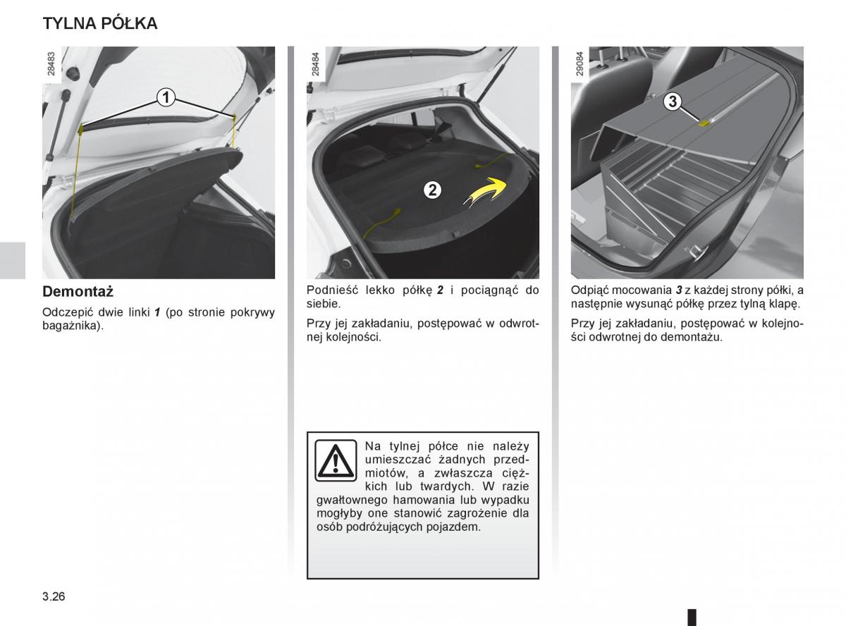 instrukcja obslugi  Renault Megane III 3 manual / page 146