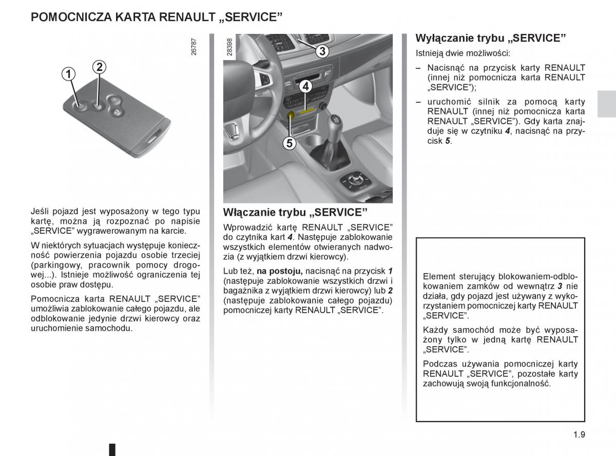 instrukcja obslugi  Renault Megane III 3 manual / page 15