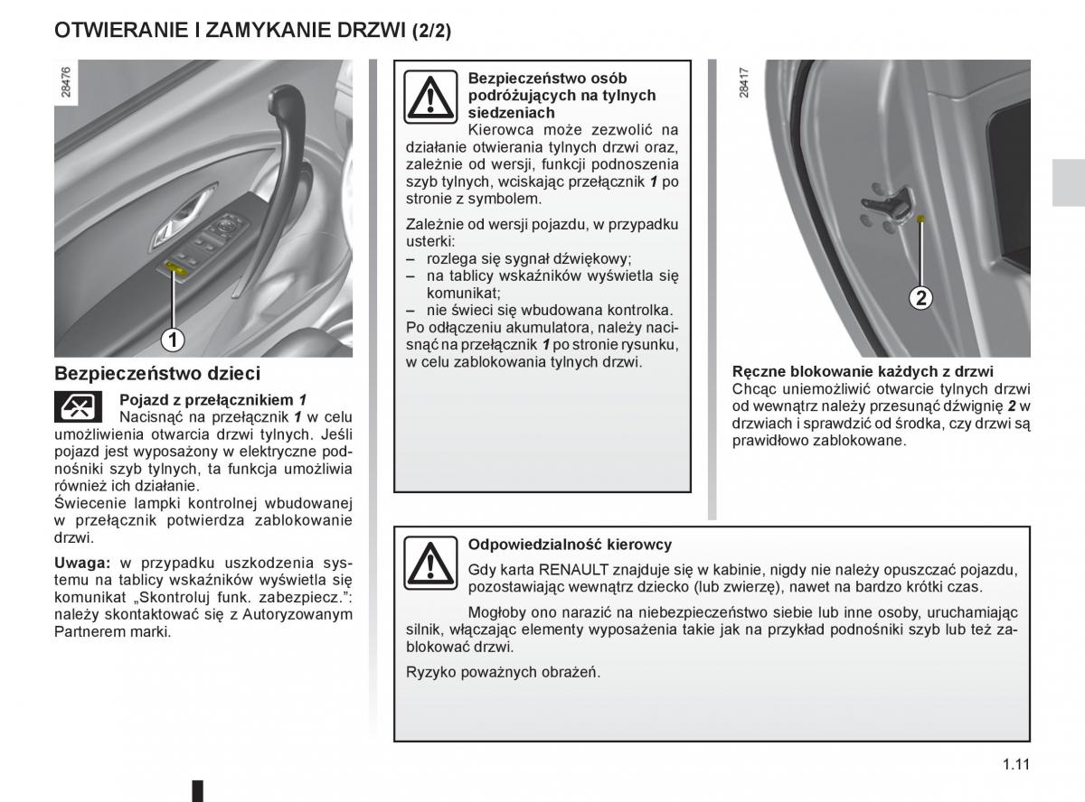 instrukcja obslugi  Renault Megane III 3 manual / page 17