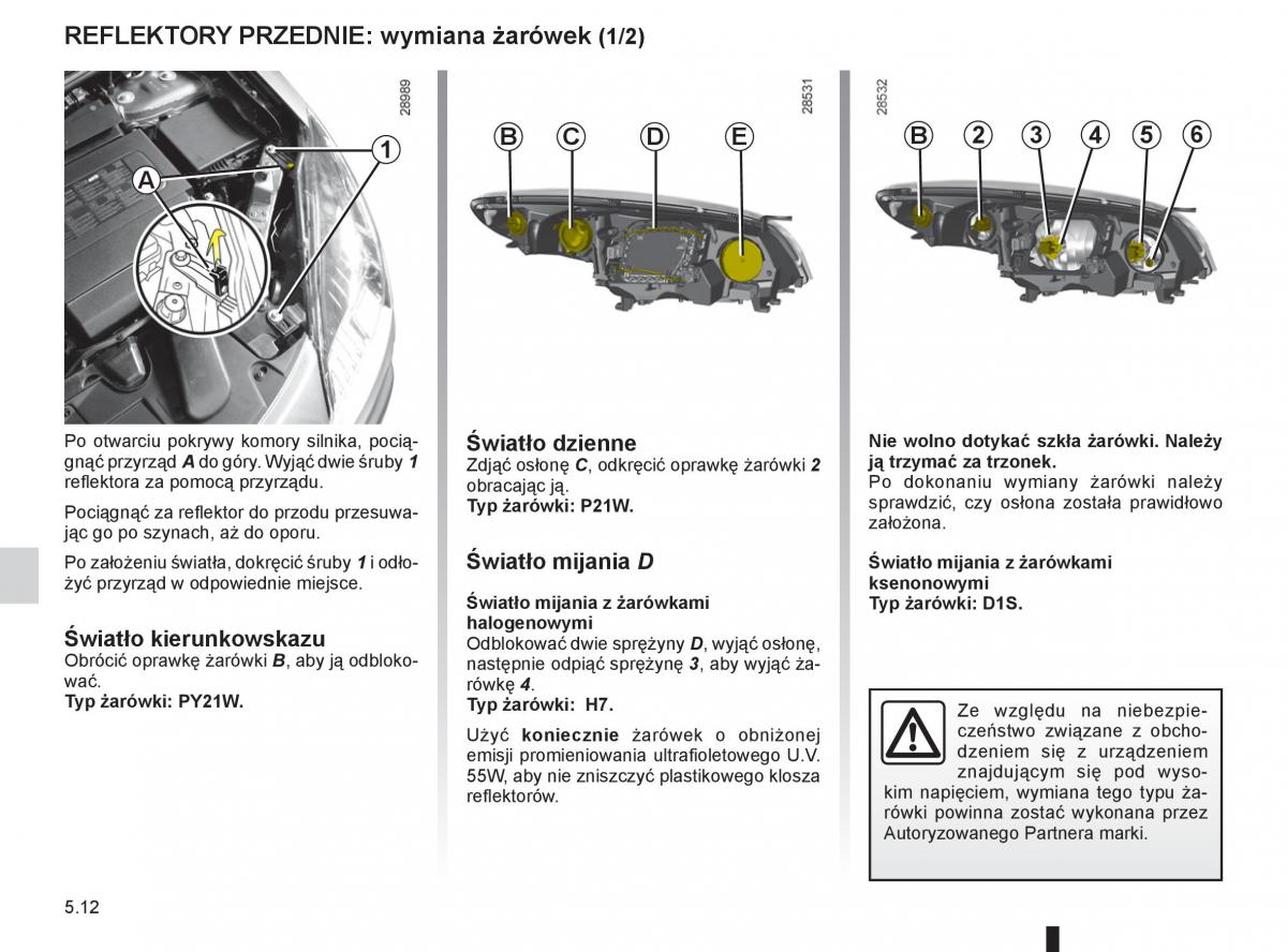 Renault Megane III 3 manual / page 182