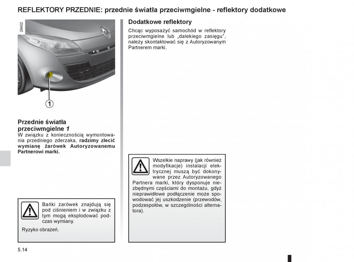 instrukcja obslugi  Renault Megane III 3 manual / page 184