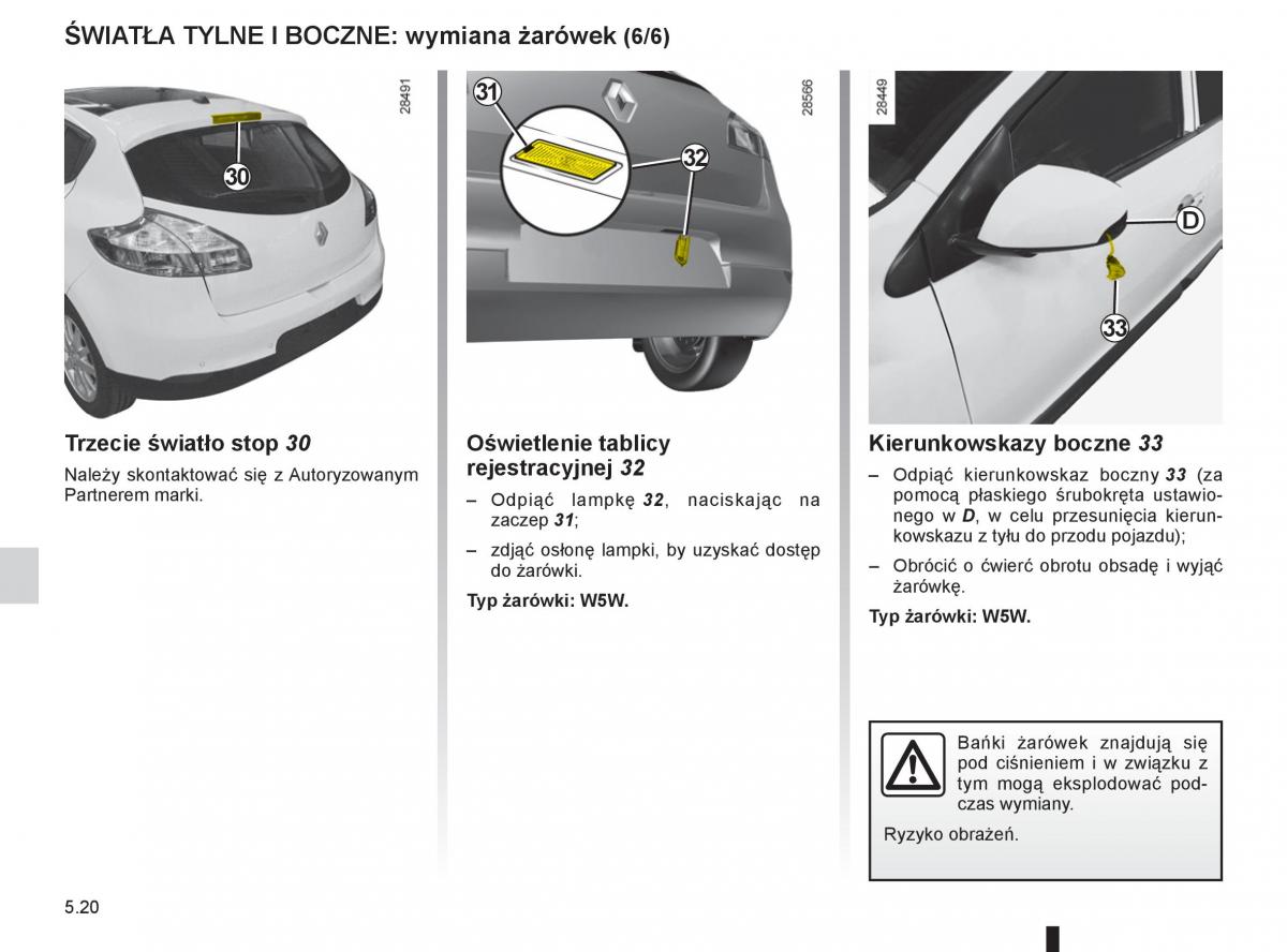 instrukcja obslugi  Renault Megane III 3 manual / page 190