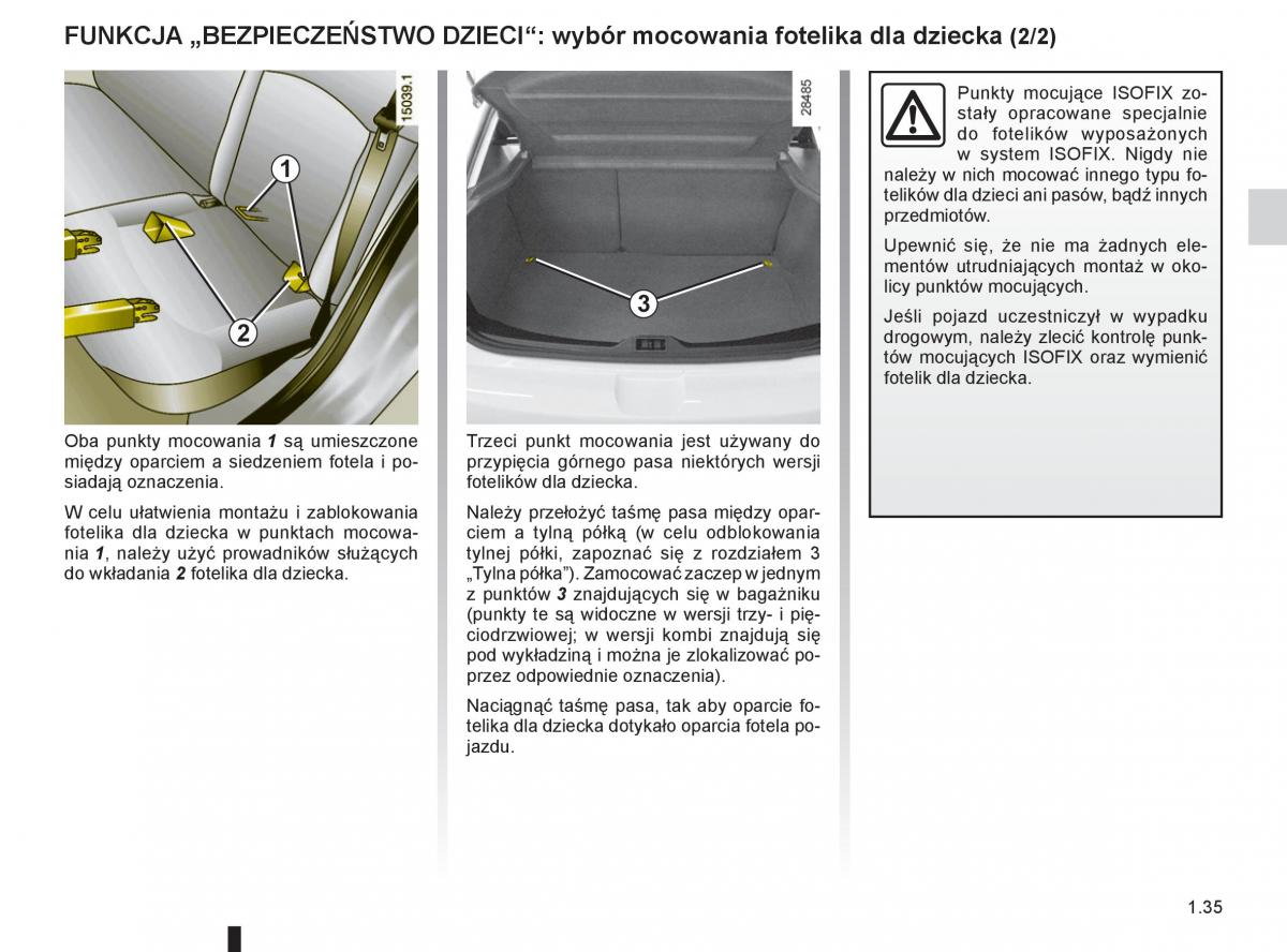 instrukcja obslugi  Renault Megane III 3 manual / page 41